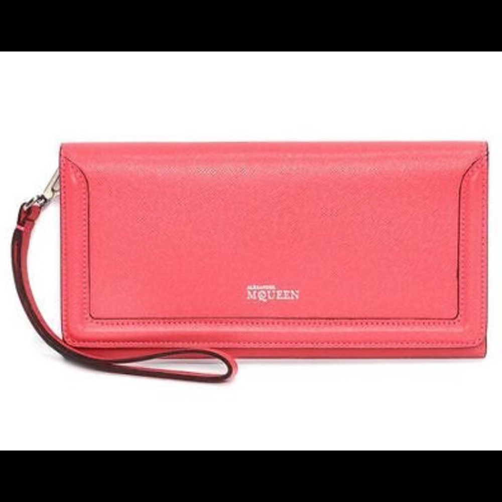 Alexander McQueen long wallet authentic